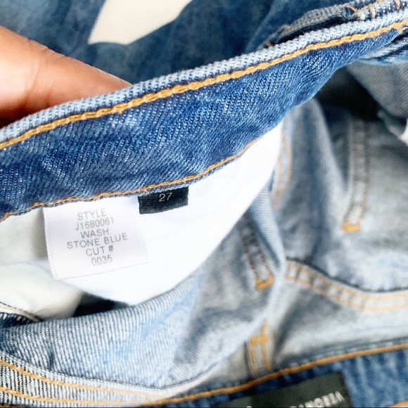 Veronica Beard Ines Girlfriend Style Lace Up Jeans - Picture 7 of 12